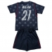 Maillot de foot États-Unis Timothy Weah #21 Extérieur vêtements enfant Monde 2026 Manches Courtes (+ pantalon court)